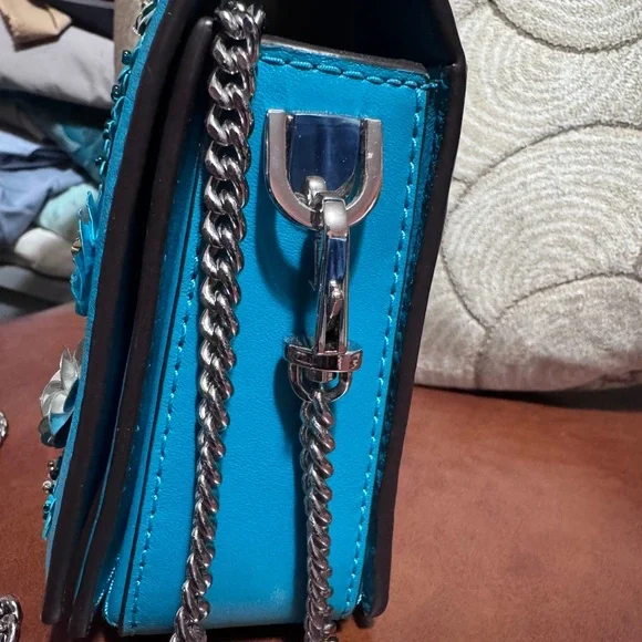 Michael Kors tealFloral Crossbody Bag - Picture 9 of 10